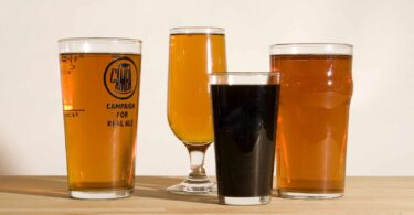 Generic beer in glasses